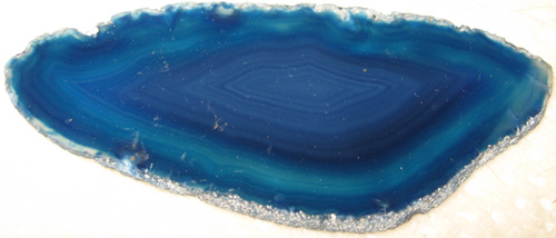 Blue Polished Agate Slice