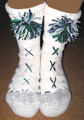 No-Knit Slipper Socks