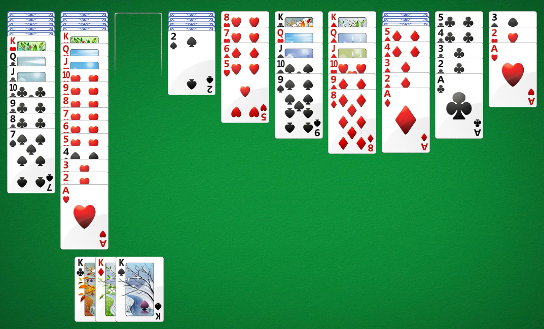 Игра карта пасьянс паук 4 масти. Spider Solitaire 4 Suits. Пасьянс паук. Паук 4 масти. Пасьянс «паук» (1, 2, 4 масти).