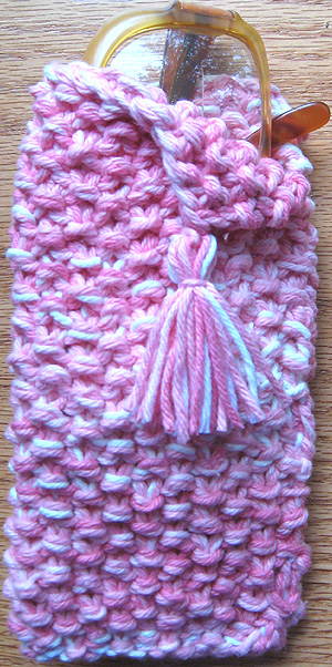 Hand Knit Eyeglasses Case