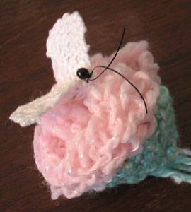 asy Hand Knit Flower